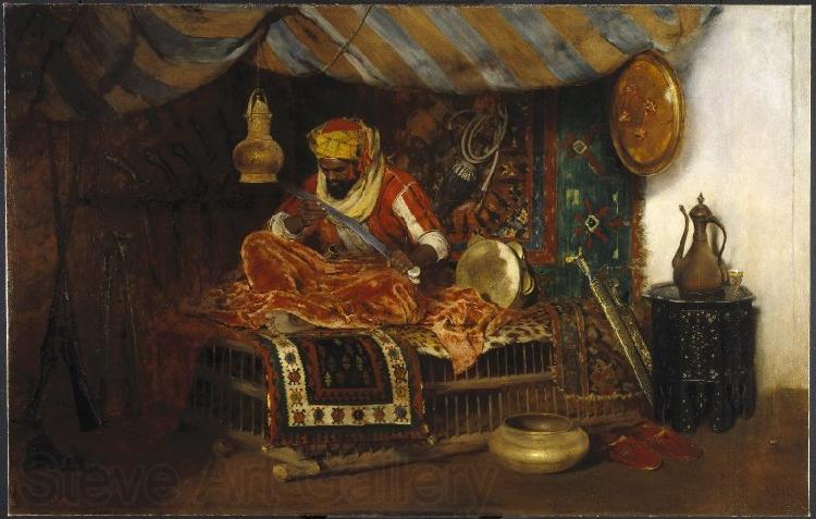 William Merrit Chase Moorish Warrior Spain oil painting art
